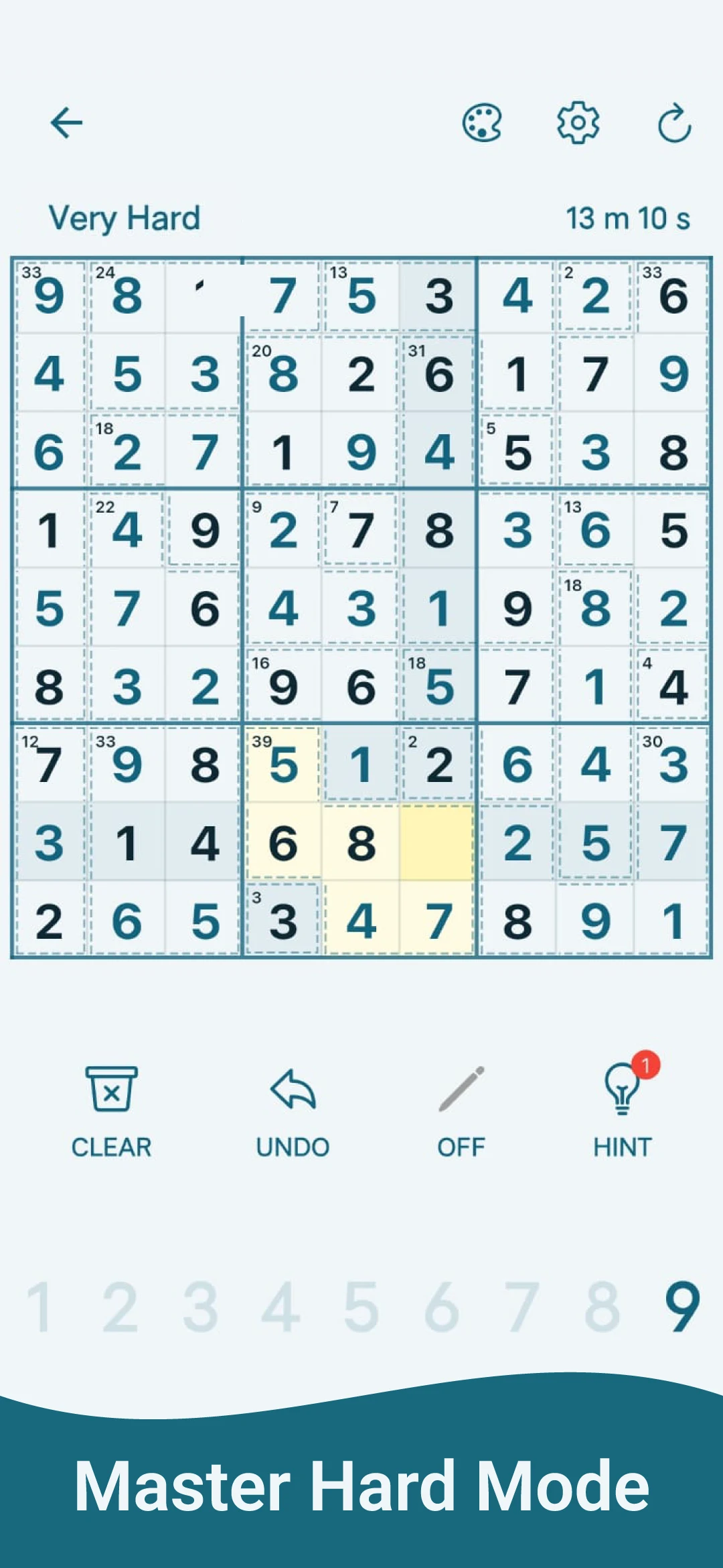 Killer Sudoku screenshot
