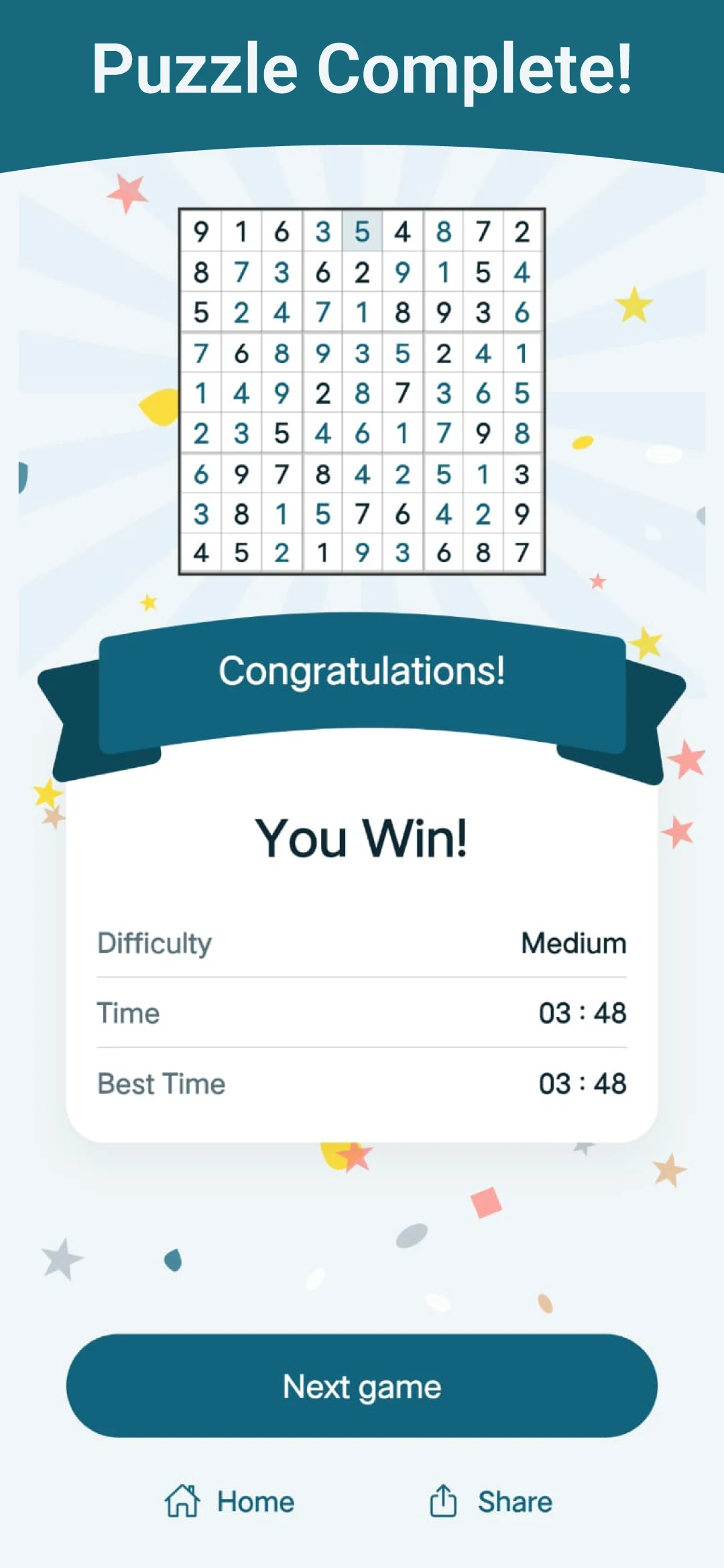 Killer Sudoku screenshot
