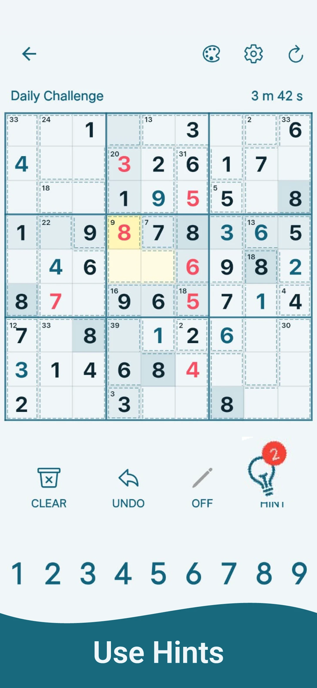 Killer Sudoku screenshot