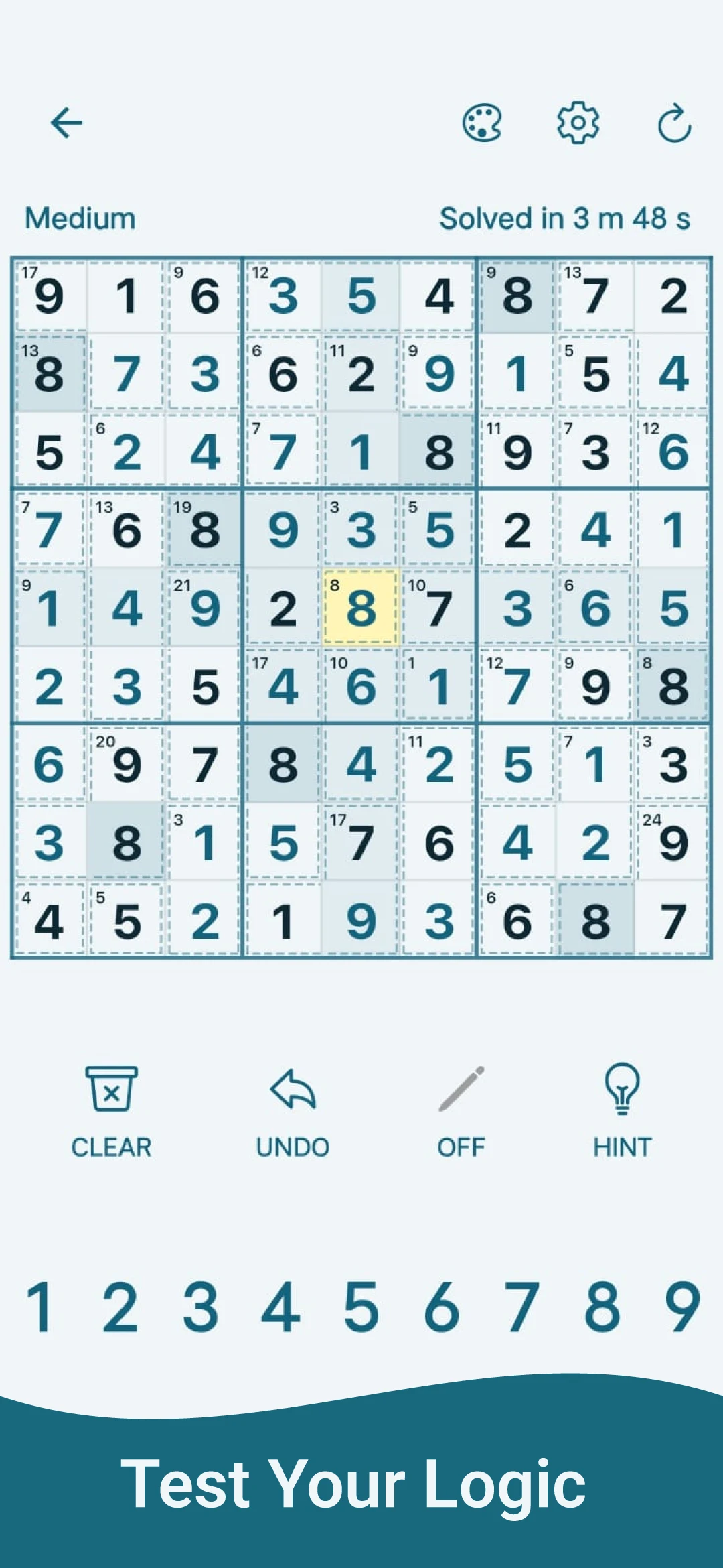 Killer Sudoku screenshot